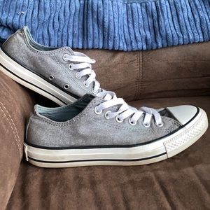 Grey Metallic Converse